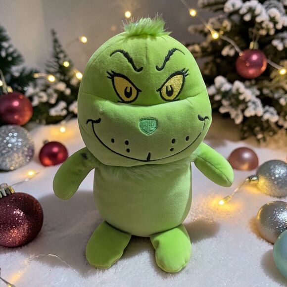 Dr. Seuss Other - Dr Seuss Grinch Plush Aurora Stuffed Animal 10 Inch Green Christmas Toy